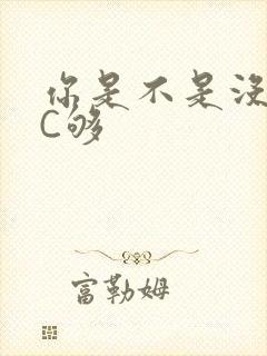 你是不是没有被C够