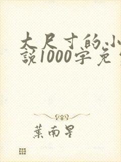 大尺寸的小黄说说1000字免费