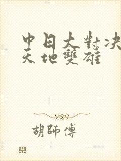 中日大对决 天地双雄