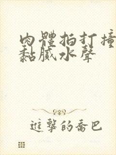 肉体拍打撞击出黏腻水声