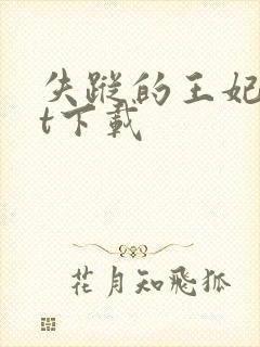 失踪的王妃txt下载