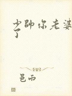 少帅你老婆又跑了