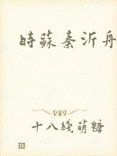 时苏秦沂舟小说