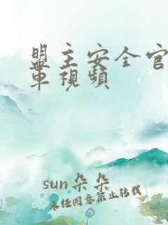 盟主安全官开火车视频