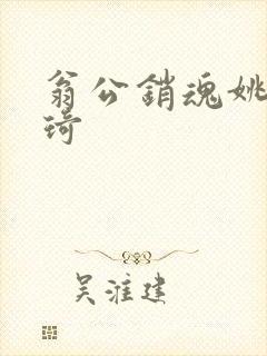 翁公销魂姚瑶琦琦