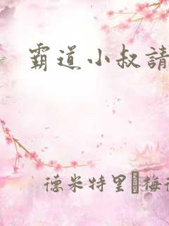 霸道小叔请轻撩