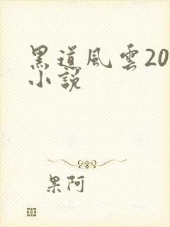 黑道风云20年小说