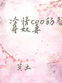 冷情ceo的替身奴妻