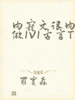 肉宠文很肉到处做1V1古言T