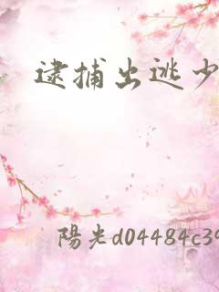 逮捕出逃少奶奶