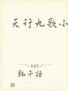 天行九歌小说