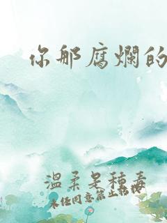 你那腐烂的直肠