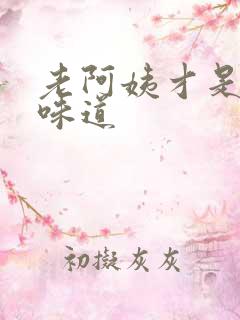 老阿姨才是最有味道