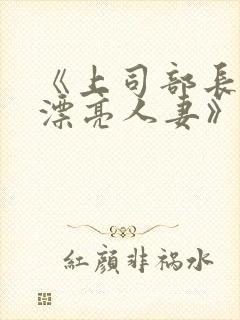 《上司部长出轨漂亮人妻》