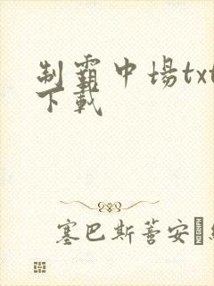 制霸中场txt下载