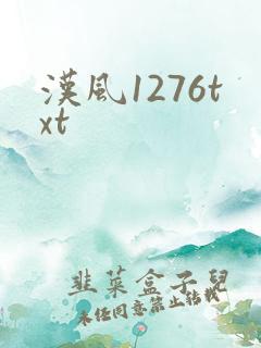 汉风1276txt