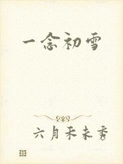 一念初雪