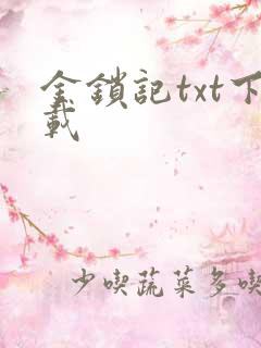金锁记txt下载