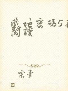 藏地密码5在线阅读