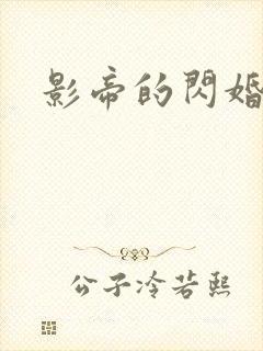 影帝的闪婚妻子