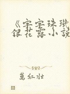 《字字珠玑》金银花露小说