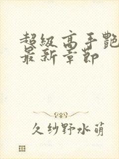 超级高手艳遇记最新章节