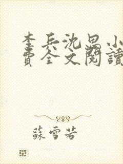 李兵沈思小说免费全文阅读