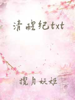 清醒纪txt