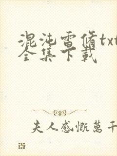 混沌雷修txt全集下载