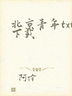 北京青年txt下载