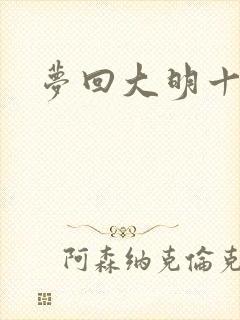 梦回大明十二年