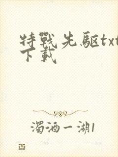 特战先驱txt下载