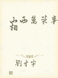 山西万荣事件真相