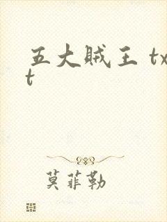 五大贼王 txt
