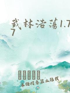 武林浩荡1.77