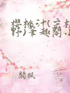 樱桃汁(宋枝江野)笔趣阁小说