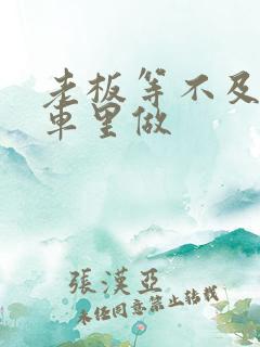 老板等不及了在车里做