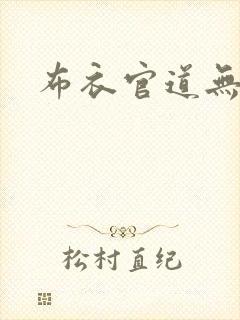 布衣官道无弹窗