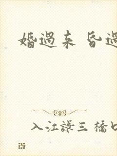 婚过来 昏过去