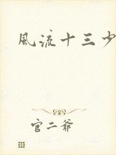 风流十三少