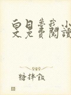 白日梦我小说全文免费阅读