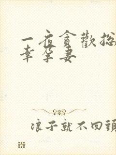 一夜贪欢总裁的幸孕妻