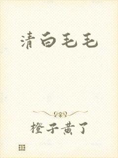 清白毛毛