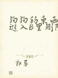 狗狗的东西直接进入B里删除