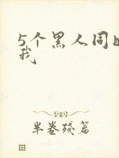 5个黑人同时玩我