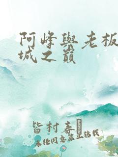 阿峰与老板娘倾城之巅