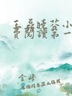 王磊晓芬小说免费阅读第一章