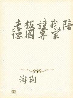 老板让我陪两个德国专家