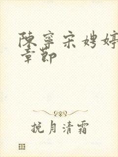 陈宁宋娉婷最新章节