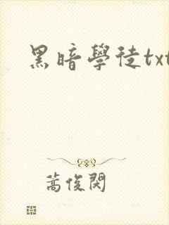 黑暗学徒txt